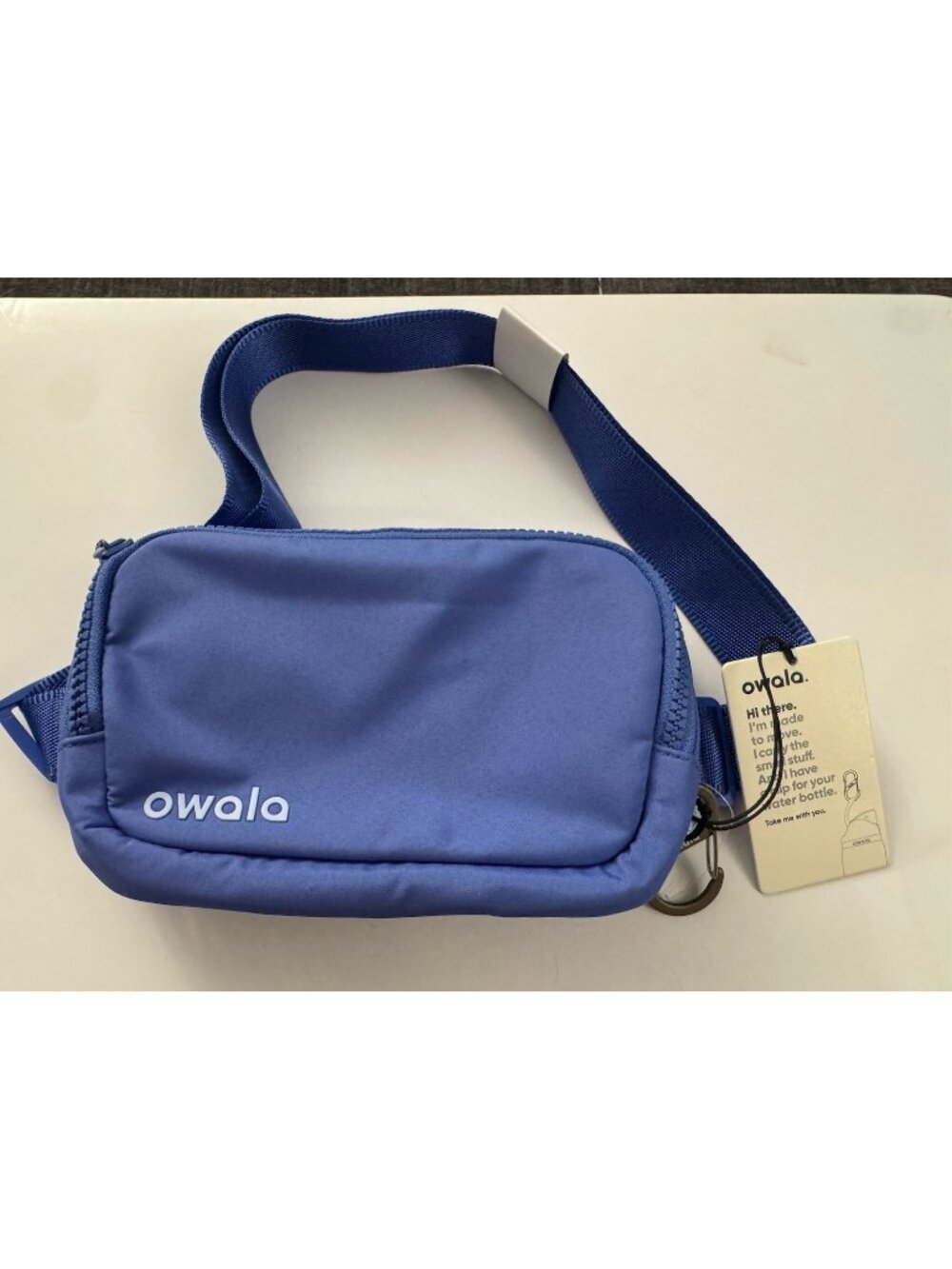 Owala All-Day Crossbody Water Bottle Clip Bag Purple EB5